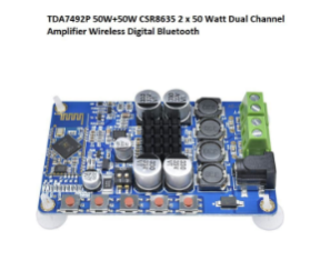 TDA7492P 50W+50W CSR8635 2X50W WATT DUAL CHANNEL AMPLIFIER WIRELESS DIGITAL BLUETOOTH