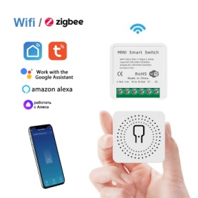 16A MINI WIFI ZIGBEE SMART SWITCH DIY 2WAY CONTROL RELAY TIMER 
FOR SMART LIFE WORK WITH ALEXA GOOGLE HOME