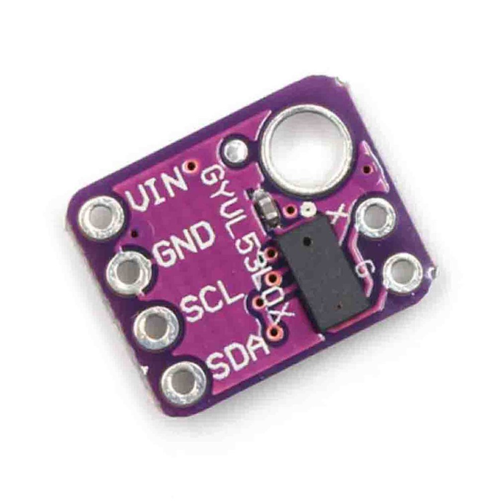MINI LASER RANGING SENSOR 
INFRARED DISTANCE MEASUREMENT MODULE PURPLE PCB
(GY-530/VL53L0X)