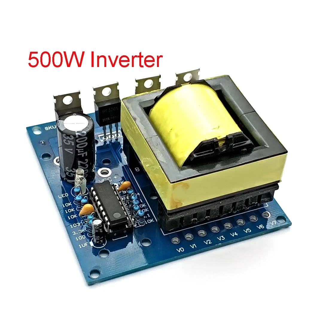 DC-AC 500W INVERTER BOOST BOARD TRANSFORMER POWER DC 12V TO 220V CAR CONVERTER MODULE