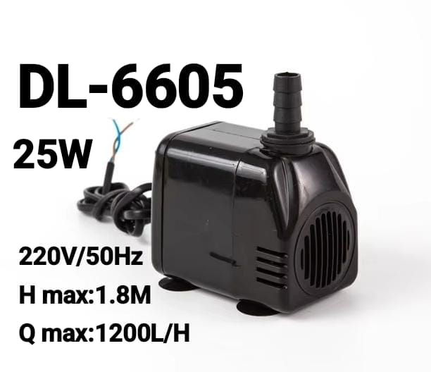 SUBMERSIBLE WATER PUMP
25W/220V/1.8M/1200L/H